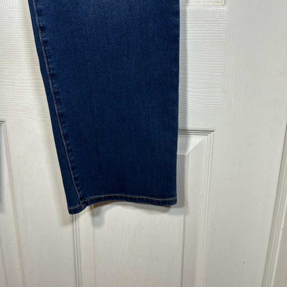 Betabrand Denim Pull-on Stretchy Straight Leg Pants Size Large - Picture 4 of 5